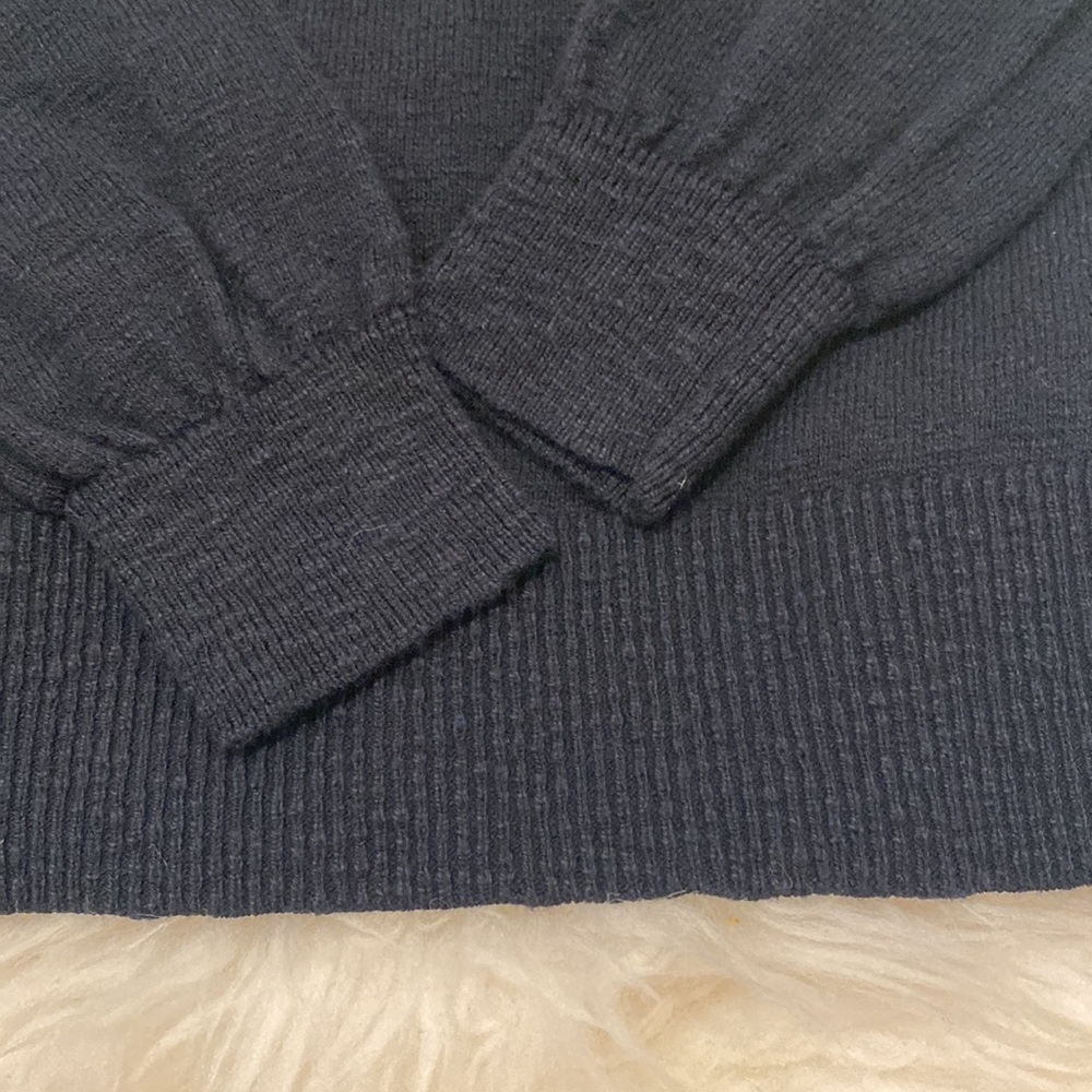 Kidpik Girls Ribbed Long Sleeve Top in Black. M - Picture 10 of 10